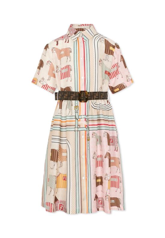 26SS [키즈] 펜디 원피스 JFB837 AVVY F0B8F MULTICOLOR