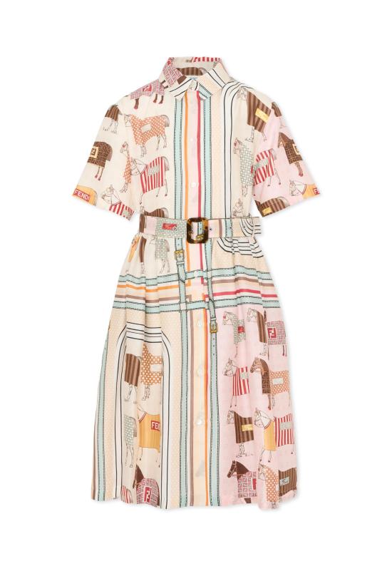 26SS [키즈] 펜디 원피스 JFB837 AVVY F0B8F MULTICOLOR - FENDI