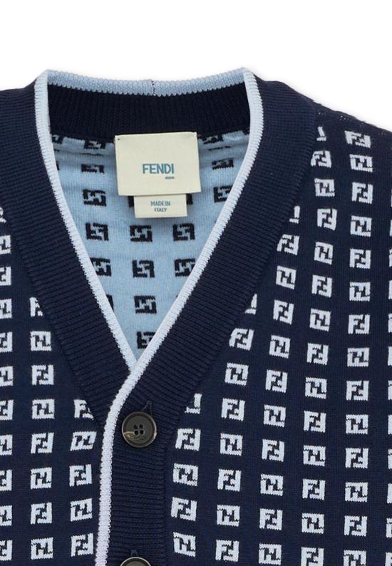 26SS [키즈] 펜디 가디건 JUG203 AYMY F1UPO BLUE - FENDI