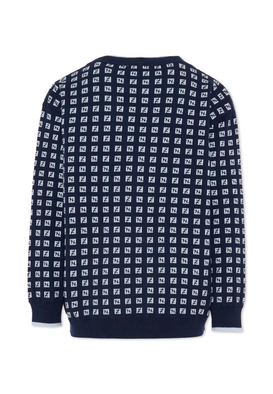 26SS [키즈] 펜디 가디건 JUG203 AYMY F1UPO BLUE - FENDI