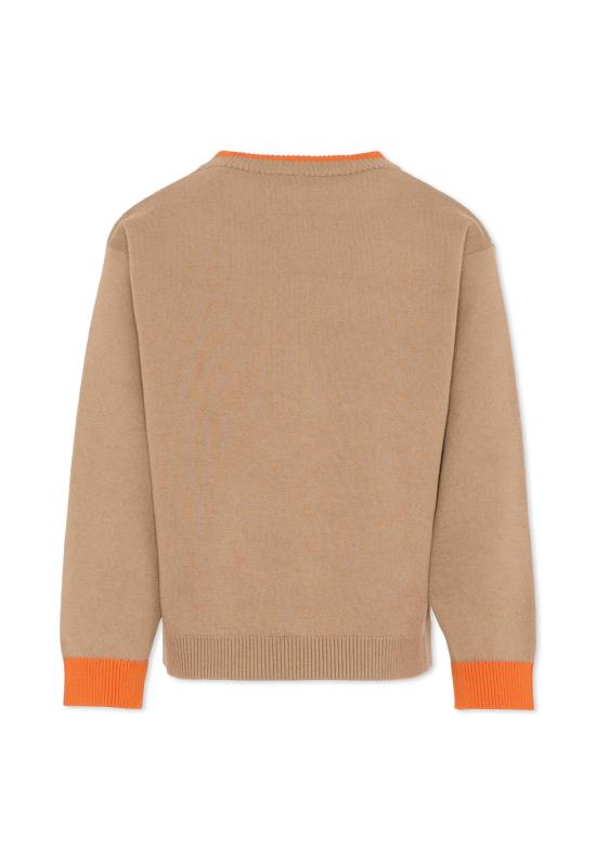 26SS [키즈] 펜디 캐시미어 니트 JUG204 AVVT F1UVJ BROWN - FENDI