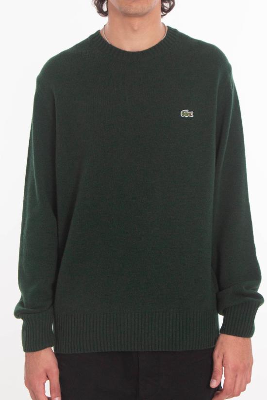 25FW 라코스테 니트웨어 AH2916 YZP Green - LACOSTE