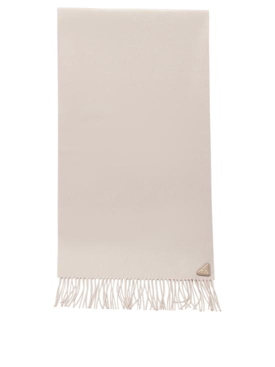 25FW 프라다 삼각 로고 실크 캐시미어 머플러 1FS0652COPF0ORK PINK DOM