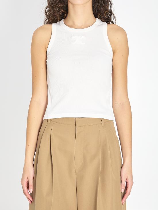 26SS 셀린느 반팔 티셔츠 2X45N2P33 WHITE