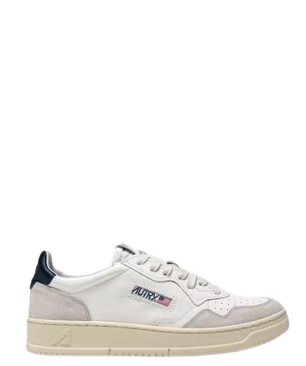 오트리 메달리스트 로우 레더 스니커즈 AULW LS28WHITE BLUE
