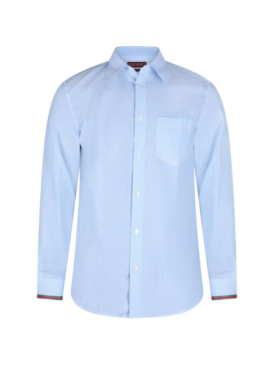 26SS 구찌 긴팔 셔츠 852707 ZAS5W4305 Azure white - GUCCI