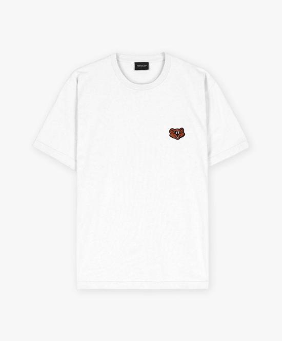  하울린 쉐기 베어 스웨터 SHAGGY BEAR TSHIRT WHITE DOM
