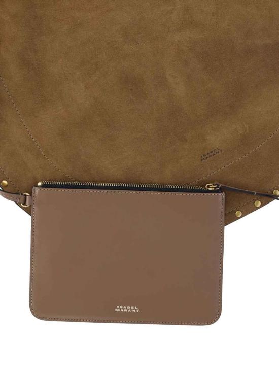  이자벨마랑 OSKAN 오스칸 문 숄더백 PP0200FAB2C03M50TA Beige - ISABEL MARANT