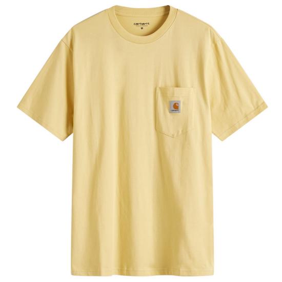  칼하트 WIP 숏슬리브 포켓 티셔츠 I030434 TMXX AIR YELLOW DOM