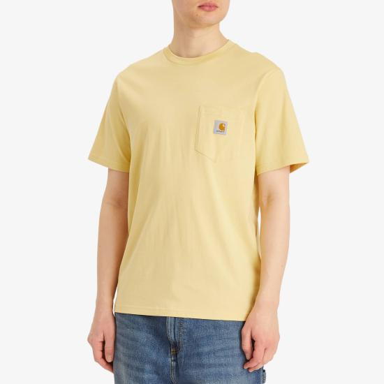  칼하트 WIP 숏슬리브 포켓 티셔츠 I030434 TMXX AIR YELLOW DOM - CARHARTT WIP