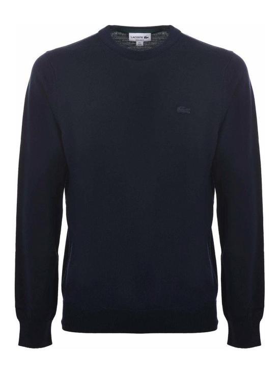 25FW 라코스테 메리노울 크루넥 스웨터 AH1969166 Blue