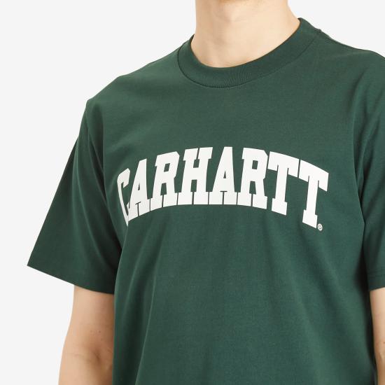  칼하트 WIP 반팔 티셔츠 I034851 2RQXX CONIFER WHITE DOM - CARHARTT WIP