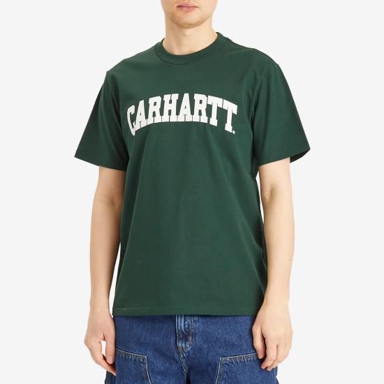  칼하트 WIP 반팔 티셔츠 I034851 2RQXX CONIFER WHITE DOM - CARHARTT WIP