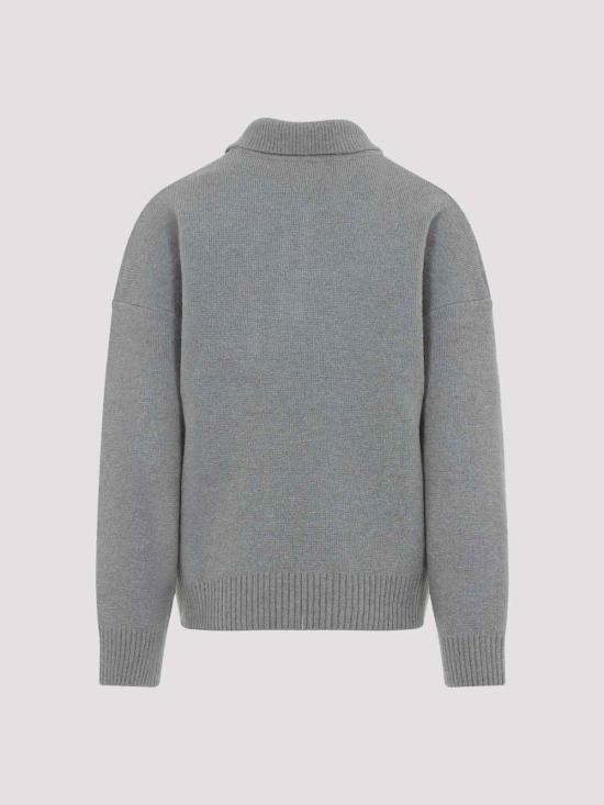 27SS 아미 폴로 티셔츠 UPL408KN0135058 Grey - AMI