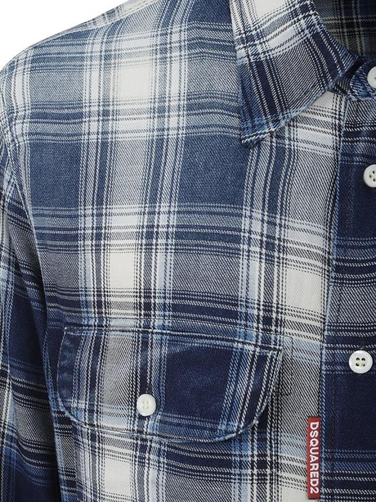 25FW 디스퀘어드2 긴팔 셔츠 S74DM0958 D35206 Blue - DSQUARED2