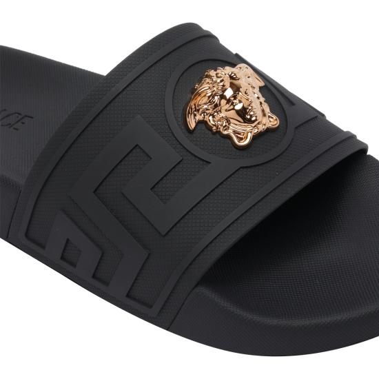26SS 베르사체 샌들 1020535 1A154811B00V Black - VERSACE
