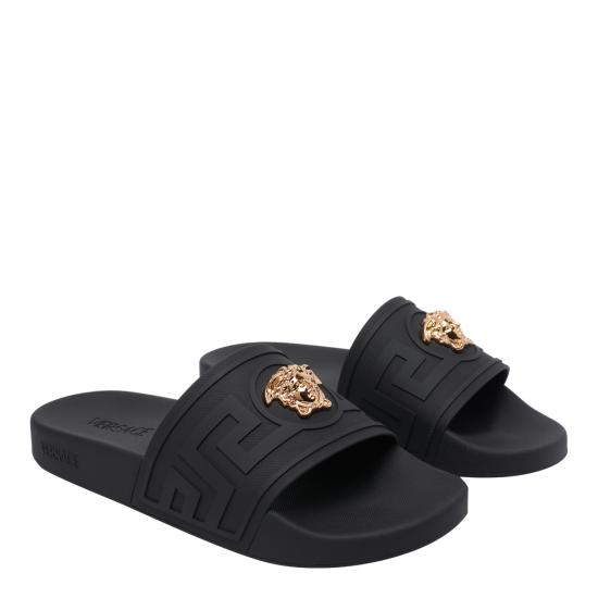 26SS 베르사체 샌들 1020535 1A154811B00V Black - VERSACE