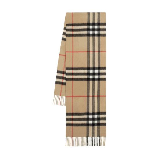 26FW 버버리 빈티지 체크 캐시미어 머플러 8076576 A7026 beige