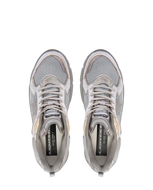 26FW 골든구스 라이트스타 스니커즈 GWF00724 F006475 70138 SILVER GOLD DOM - GOLDEN GOOSE