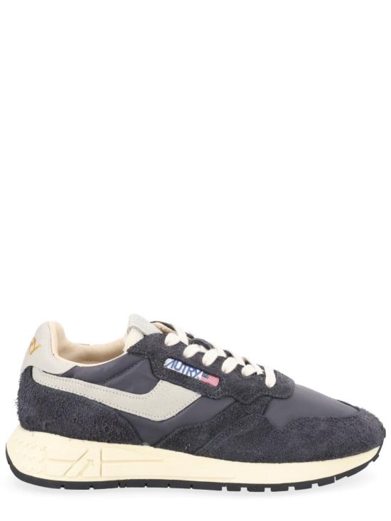 26SS 오트리 릴윈드 로우 나일론 스웨이드 스니커즈 WWLM NC05 BLACK