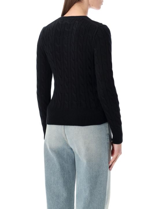 25FW 폴로 랄프로렌 폴로 자수 케이블 니트 가디건 211971868016 BLACK DOM - POLO RALPH LAUREN