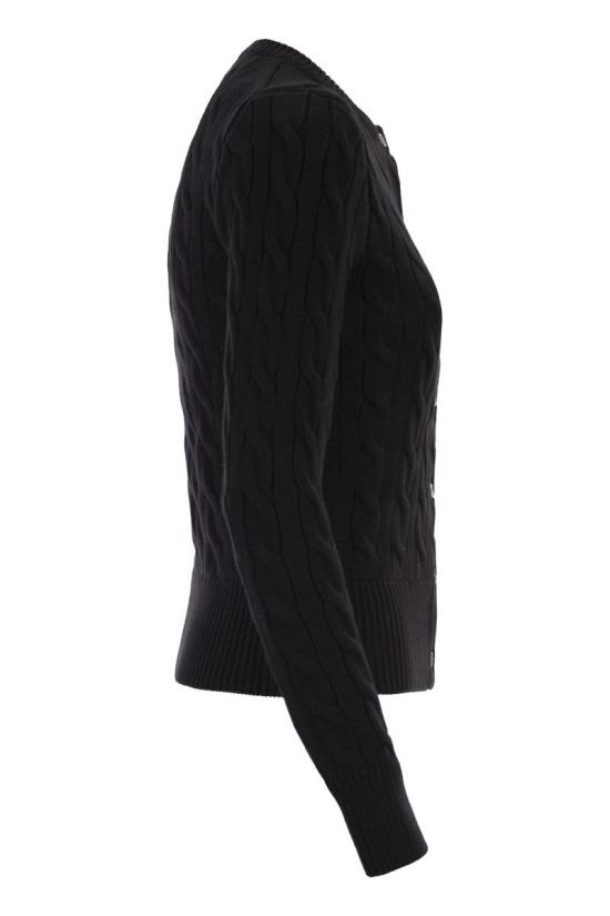 26SS 폴로 랄프로렌 폴로 자수 케이블 니트 가디건 211971868016 BLACK DOM - POLO RALPH LAUREN