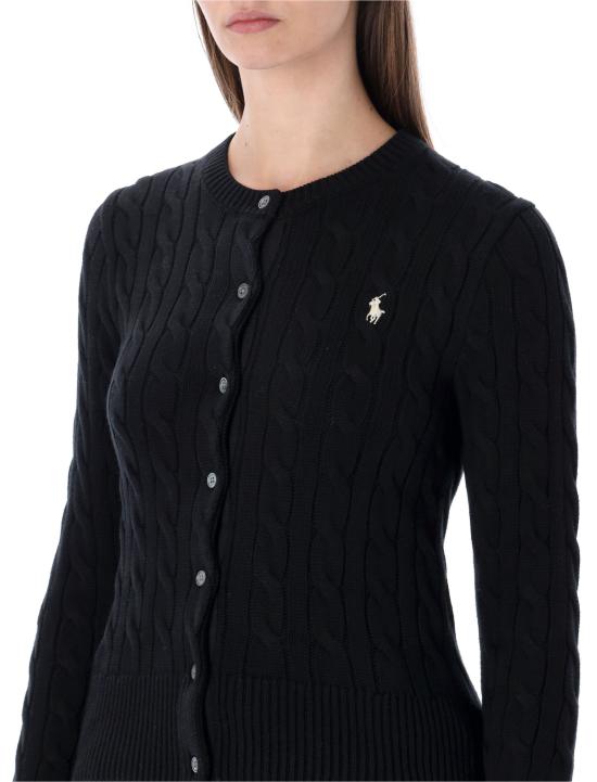 25FW 폴로 랄프로렌 폴로 자수 케이블 니트 가디건 211971868016 BLACK DOM - POLO RALPH LAUREN