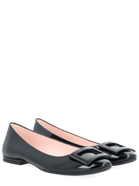 26SS 로저비비에 U 룩 발레리나 플랫 RVW66834910D1P B999 BLACK - ROGER VIVIER