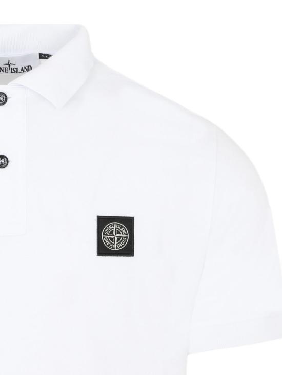 26SS 스톤 아일랜드 폴로 티셔츠 L1S152200008 S0017V1001 White - STONE ISLAND