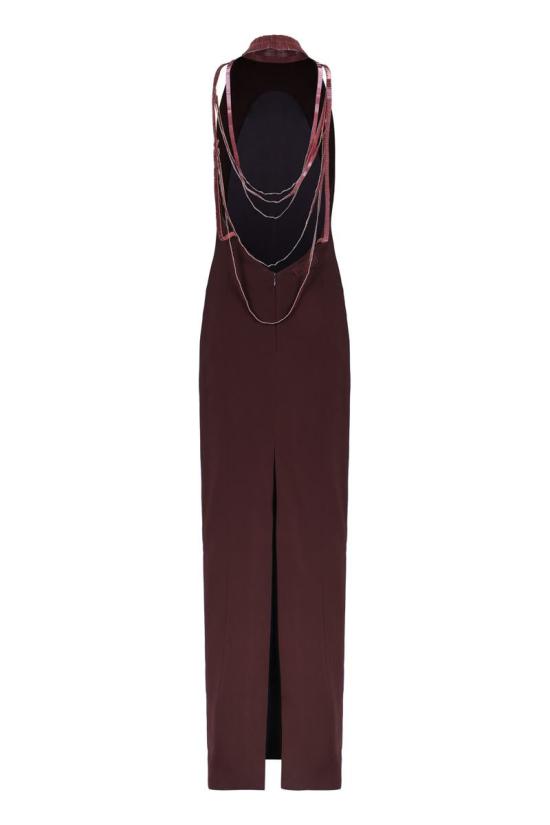 26SS 디 아티코 롱 원피스 260WCW00267VVE003CS 595 PURPLE - THE ATTICO