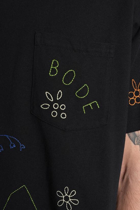 25FW 보디 반팔 티셔츠 431714 MRF25CS019 Black - BODE