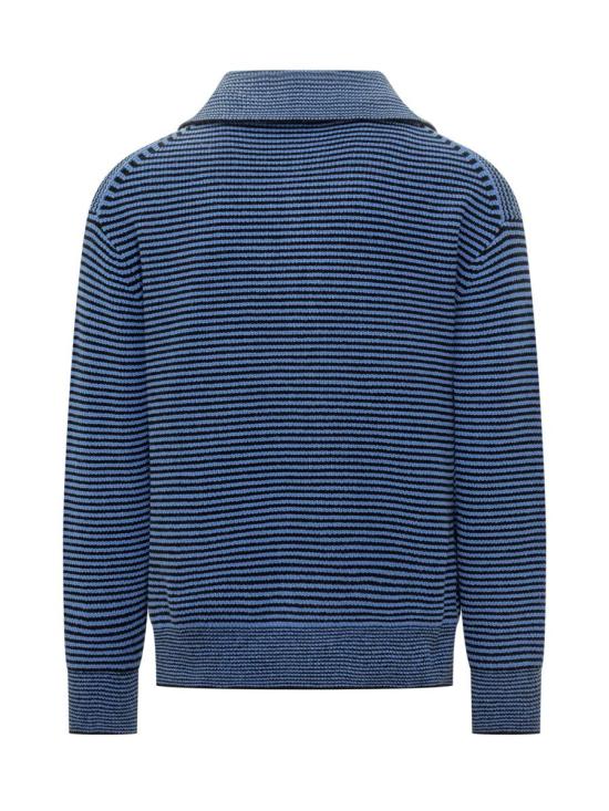 25FW JW앤더슨 집업 니트 KW1285YN0408 843 BLUE - JW ANDERSON