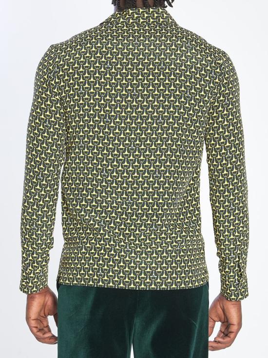 25FW 구찌 긴팔 셔츠 3716220 847034 ZAT4Z 3061 GREEN - GUCCI