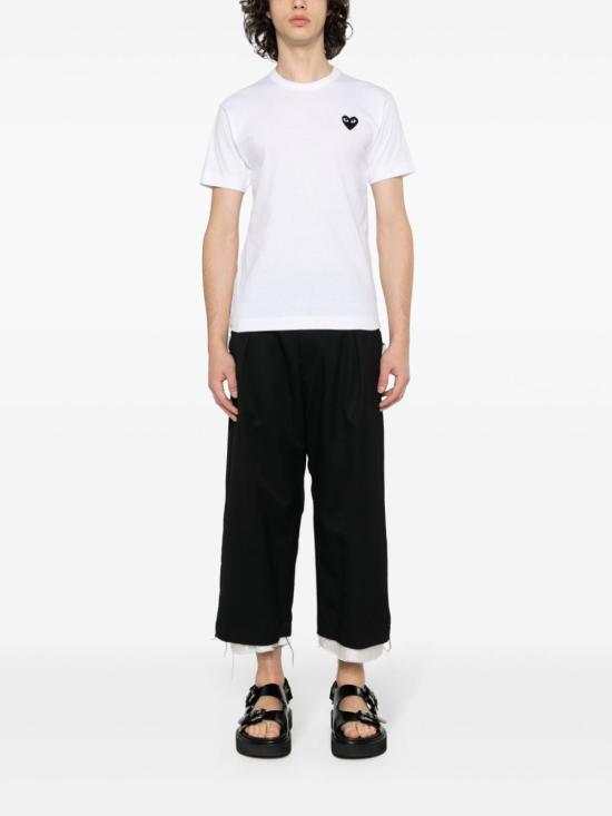 25FW 꼼데가르송 반팔 티셔츠 AXT064 2 White - COMME DES GARCONS