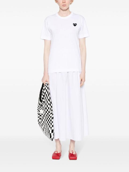 25FW 꼼데가르송 반팔 티셔츠 AXT064 2 White - COMME DES GARCONS