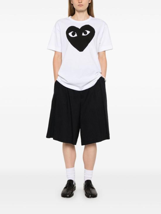 25FW 꼼데가르송 반팔 티셔츠 AXT070 1 White - COMME DES GARCONS