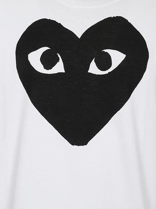 25FW 꼼데가르송 반팔 티셔츠 AXT070 1 White - COMME DES GARCONS