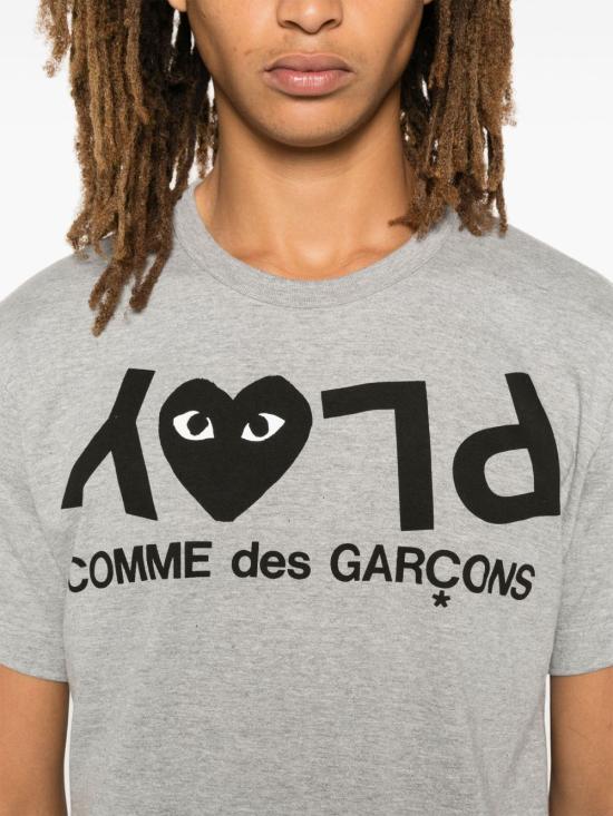 25FW 꼼데가르송 반팔 티셔츠 AXT082 1 Grey - COMME DES GARCONS