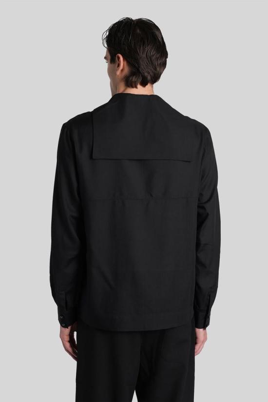 25FW 보디 긴팔 셔츠 431720 MRF25SH027 Black - BODE