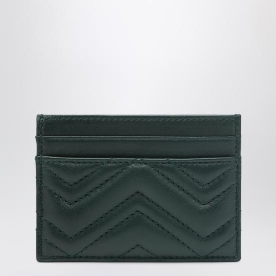 26SS 구찌 GG 마몽 카드지갑 구찌 443127AAFAX Green - GUCCI