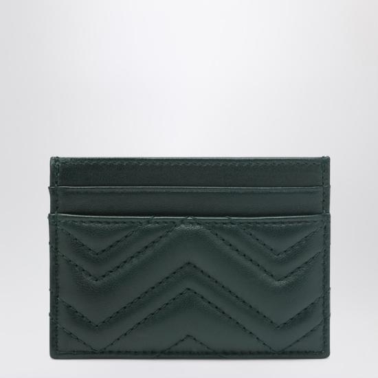 26SS 구찌 GG 마몽 카드 케이스 443127AAFAX Black - GUCCI