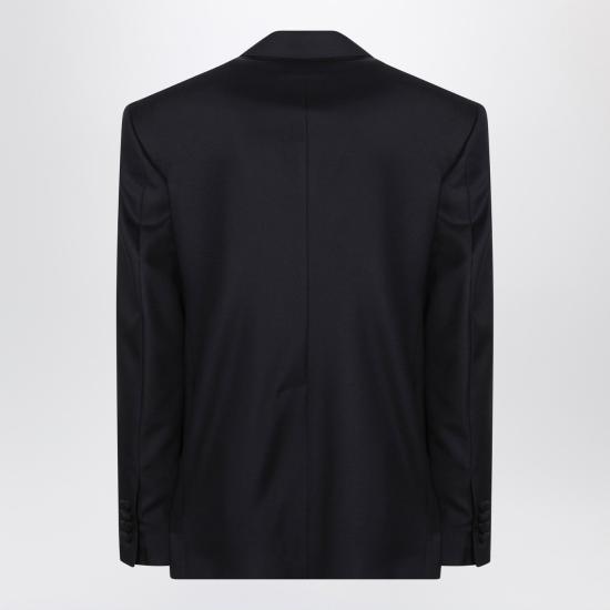 26SS 돌체앤가바나 더블 브레스티드 시칠리아 버진 울 자켓 G2VN6TGK048 Blue - DOLCE & GABBANA