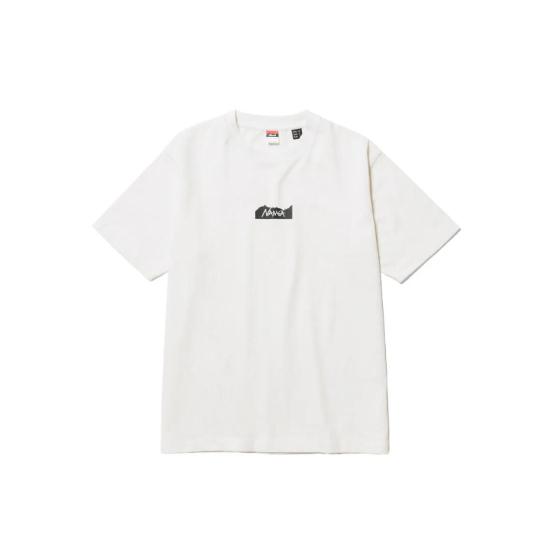  난가 반팔 티셔츠 ECO HYBRID MT LOGO TEE BLACK DOM
