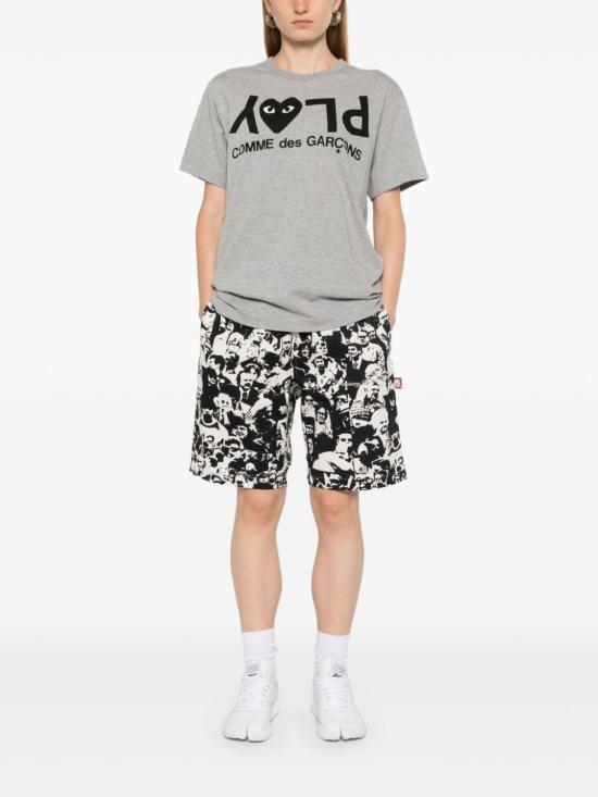 25FW 꼼데가르송 반팔 티셔츠 AXT082D 1 GREY - COMME DES GARCONS
