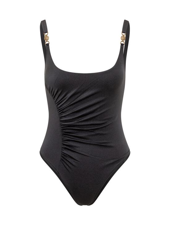 26SS 베르사체 원피스 수영복 10225711A17153 1B000 BLACK