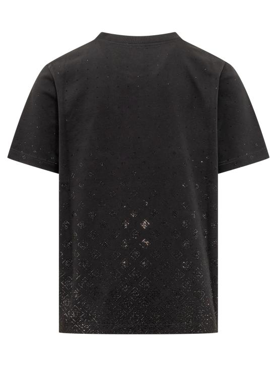 26SS 카사블랑카 반팔 티셔츠 MSP26JTS001 10 BLACK - CASABLANCA