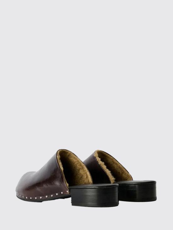 25FW 아워레가시 뮬/슬리퍼 A4257NDA DEEP AMERICANO LEATHER Dark - OUR LEGACY