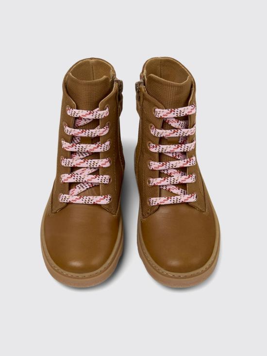 25FW [키즈] 캠퍼 미들 부츠 K900363 008 KIDDO 0 Brown - CAMPER