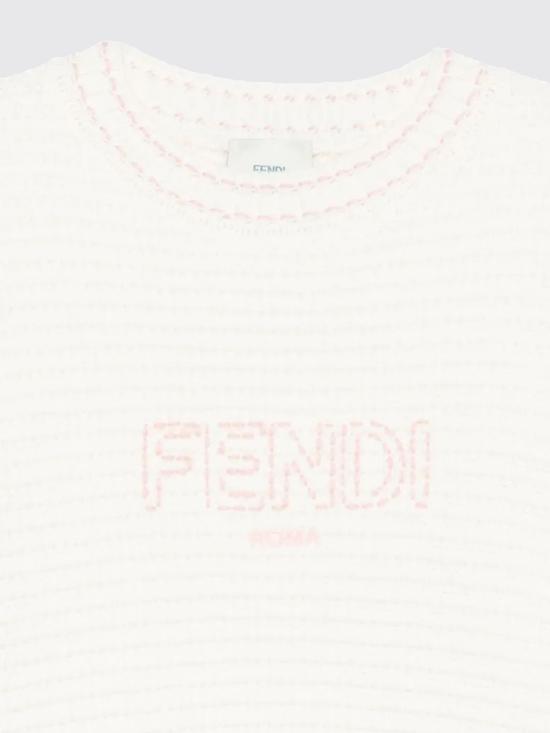 25FW [키즈] 펜디 풀오버 JUG195AUKY F0TU9 White - FENDI