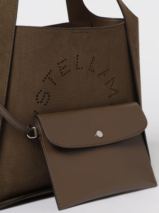 26SS 스텔라 맥카트니 로고 크로스바디 토트백 513860WP0547 2017 Brown - STELLA MCCARTNEY